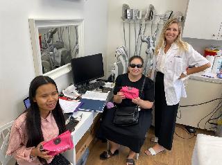 להקת שלווה בביקור במכון בהרצליה